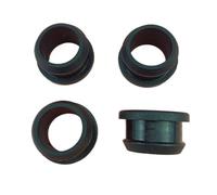 Silicone Plugs, 1/2/5Pcs Black Silicone Rubber Snap-On Grommet 4.5-50.6Mm Hole Plugs End Caps Bung Wire Cable Protect Bush(5pcs,27Mm Bore 22Mm)