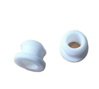 Silicone Plugs, 1/2/5Pcs White Silicone Rubber Snap-On Grommet 4.5-50.6Mm Hole Plugs End Caps Bung Wire Cable Protect Bush(1pcs,21Mm Bore 16.5)
