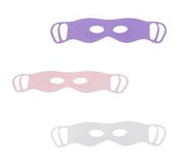 Silicone Point Eye Mask 3pcs Curved Nose Bridge for Eyes | Reusable Washable Patches, Massage Accessory with Double-side Fit, Portable Eye Care Tool for Spa Use