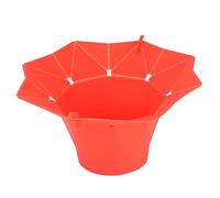 Silicone Popcorn Bowl Microwave Safe Foldable Popcorn Maker Machine for Home Kitchen DIY Snacks Red 11.8 Inch Easy Storage
