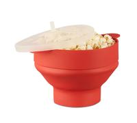 Silicone popcorn maker BPA free Red Microwave Popcorn Popper Mini Popcorn Maker