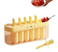 Silicone Popsicle Molds - Dessert Maker Machine with 6 Cavities, Popsicle Holder for Families, Summer Birthday, At Home, Game Dates, Camp Vacation