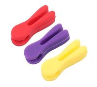 Silicone Pot Clip | 3pcs Silicone Utensil Holder | Anti-scalding Cooking Spoon Holder | Spoon Pot Pan Holder | Portable Silicone Pot Clip for Storing Spatula and Spoons