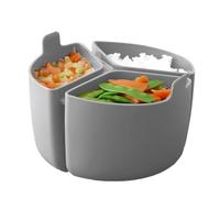 Silicone Pot Dividers for Cooking | Foldable Silicone Slow Cooker Liner | Slow Cooker Divider 3 Compartment | Heat-resistant Food Cooking Accessories for Meal Preparation, Separation of