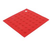 Silicone Pot Holder Red Trivet Mat Non Slip Heat Resistant