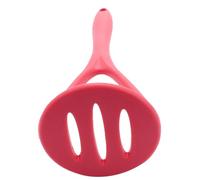 Silicone Potato Masher - 26.5cm Smasher Tool | Silicone Non-Scratch Vegetable Hand Press for Lump-Free Mashed Potatoes Food and Avocado Professional Kitchen Cooking Accessory Red