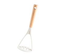 Silicone Potato Press with Wooden Handle for Pressing Mashed Potatoes, Garlic, Sweet Potatoes, etc