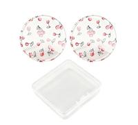 Silicone Powder Puff - Clear Makeup Applicator | Cosmetic Sponge Puff With Case | For BB Cream, Concealer, Highlighter, Contouring, Blush, Foundation L