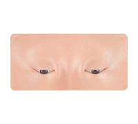 Silicone Practice Board Reusable Face Eye Makeup for Beautician Beginner skin color