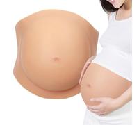 Silicone Pregnancy Belly,Gag Party Prank Props | Artificial Silicone Pregnancy Belly - for Fool's Day Party Home Office Cosplay Photography Stage Performance Filming