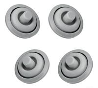 Silicone Pressure Cooker Gasket Pad 4-Pack Grey
