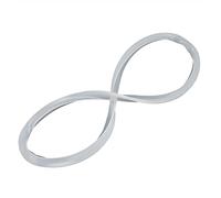 Silicone Pressure Cooker Sealing Ring, Rubber Gasket O-Ring Replacement Part, Universal Accessory