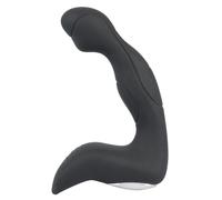 silicone prostate vibrator rechargeable prostate stimulator vibro black