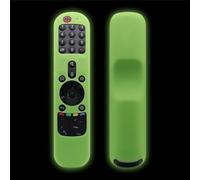 Silicone Protecitve Case Cover for Magic Remote Control for LG AN-MR21GC MR21N/21GA,Smart TV Controller Case Sleeve Holder Protector Skin,with Lanyard (Fluorescent Green)