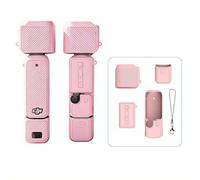 Silicone Protection Case Compatible With Dji Pocket 4 - Anti-collision Gimbal Cover Scratch-resistant Shell With Precise Cutouts for Travel Vloggers,resilient Soft Skin Accessory for Camera (Pink)