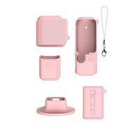 Silicone Protection Case Compatible With Dji Pocket 4 - Anti-collision Gimbal Cover Scratch-resistant Shell With Precise Cutouts for Travel Vloggers,resilient Soft Skin Accessory for Camera (Pink B)