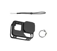 Silicone Protective Case And Lens Covering For 360 Action Camera Offering Full Body Protections