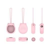 Silicone Protective case + Button Cover for Tamagotchi Paradise Game Machine ,Anti-Scratch, dust-Proof and Shockproof Accessory (Pink)