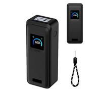 Silicone Protective Case Compatible with Anker Prime Power Bank 26,250mAh 3-Port Portable Charger, Full-Body Protective Cover with Precise Cutouts, Shockproof & Scratch-Resistant Sleeve (Black)