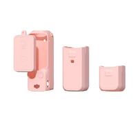 Silicone Protective Case Cover for 3, Dustproof Handheld Camera Screen Protector Sleeve, Scratch Resistant Protective Sleeve, for Host and Battery Handle (Pink)