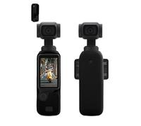Silicone Protective Case Cover for DJI Osmo Pocket 3 Action Camera,daunke Soft Shell,Dustproof,Anti-Slip,Anti-Scratch,Full Protection,Light and Thin and Portable,Black
