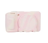 Silicone Protective Case Cover for RICOH GR4 Camera,Protective Soft Shell Sleeve with Lens Cap Cover for RICOH GR4 Camera (Misty Pink)