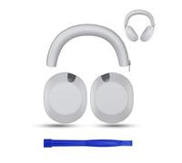 Silicone Protective Case Cover for SONY 1000X THE COLLEX, 4-Piece Headphones Accessories Kit Includes 2 Earpad Sleeves, 1 Headband Protector & Premium Pry Tool, Anti-Scratch,Gray