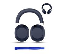Silicone Protective Case Cover for SONY 1000X THE COLLEX, 4-Piece Headphones Accessories Kit Includes 2 Earpad Sleeves, 1 Headband Protector & Premium Pry Tool, Anti-Scratch, Blue