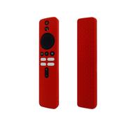 Silicone Protective Case for 2023 Xiaomi Mi 4K TV BOX 2nd Gen, Waterproof Anti-drop Anti-slip Remote Control Case Protection Accessories,Colorful Solid color (Red)