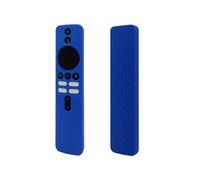 Silicone Protective Case for 2023 Xiaomi Mi 4K TV BOX 2nd Gen, Waterproof Anti-drop Anti-slip Remote Control Case Protection Accessories,Colorful Solid color (Blue)