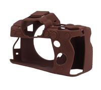 Silicone Protective Case for A7R5 Camera, Shockproof Anti Slip Skin Cover with Raised Buttons, Igital Camera Housing Cover Body Skin Case (Brown)