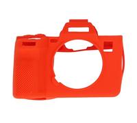Silicone Protective Case for A7R5, Soft Shockproof Anti Slip Camera Body Skin Cover Case Digital Camera Housing Cover for A7R5 (Orange)