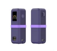 Silicone Protective Case For Anker For Prime Power Bank 20000mah 220w With Cable Organizer And Lanyard Hole Shockproof Cover In Black(Purple)