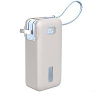 Silicone Protective Case for Anker-NANO 3-in-1 10000mAh Power Bank Protective Case Silicone Protective Shell(Gray)