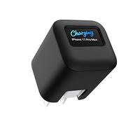 Silicone Protective Case for Anker Nano Smart 45W Charger, Soft Anti-Scratch Cover for Anker Nano Smart 45W Max Adapter (Charger Not Included) (black)