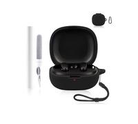 Silicone Protective Case for Anker Soundcore P20i/Anker Soundcore R50i Earbuds - Durable and Eco-Friendly Bluetooth Earphone Cover with Precise Holes - Black