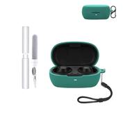 Silicone Protective Case for Baseus Bowie MA10 Pro Earbuds - Durable and Eco-Friendly Bluetooth Earphone Cover with Precise Holes and Charging Compatibility - Shock-proof, Comfortable Touch,Green