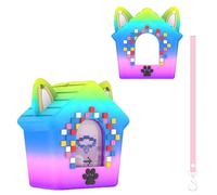 Silicone Protective Case for Bitzee Doghouse Interactive Digital Pet, Shockproof Protective Cover for Doghouse Bitzee Virtual Electronic Pets Accessories with Lanyard (mixed colors)