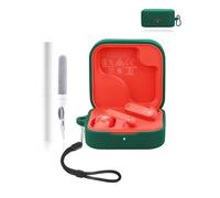 Silicone Protective Case for CMF by Nothing Buds Pro 2 Earbuds - Durable and Eco-Friendly Bluetooth Earphone Cover with Precise Holes - Dark Green