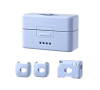 Silicone Protective Case for DJI Mic, Anti-Drop Cover with Custom Fit for Portable Audio Recording, Lightweight and Protection in Black, (blue)