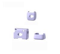 Silicone Protective Case for DJI Mic Mini, Full Set Cover for Transmitters/Receiver/Charging Case, Shockproof Non-Slip Skin with Precise Cutouts for Microphone Accessories (1 TX+1 RX Set Purple)
