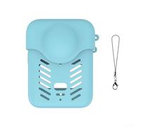 Silicone Protective Case For DJI Osmo360, Lightweight 38G With Precision Cutouts For Type-C And Battery Cover, Includes Lens Cap And Lanyard(blue)