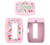 Silicone Protective Case for Fujifilm Instax MiniLink 3 printer, Cute Cartoon Design Hearts Patterns, Shallow Green, Pink, Blue Colors Available, for Fujifilm Instax MiniLink 3 Printer Accessories