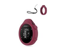 silicone protective case for Garmin Approach G12 durable and eco-friendly toergy cover with precise holes - shock-proof, comfortable touch,burgundy
