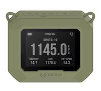 Silicone Protective Case for Garmin Xero C1 Pro, Shockproof Cover with Hook & Lanyard Ports, Anti-Scratch Timer Case for Xero C1 Pro Accessories (Green)