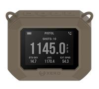 Silicone Protective Case for Garmin Xero C1 Pro, Shockproof Cover with Hook & Lanyard Ports, Anti-Scratch Timer Case for Xero C1 Pro Accessories (Brown)