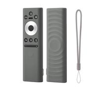 Silicone Protective Case for Haier Casarte HTR-C30 Remote Controller, Glow in The Dark Anti-Slip Ergonomic Cover, Shockproof Dust Proof Skin for TV Remote Accessories with Lanyard (Grey)