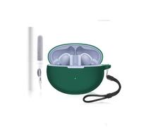 Silicone Protective Case for Huawei FreeBuds 5i Earbuds - Durable and Eco-Friendly Bluetooth Earphone Cover with Precise Holes and Charging Compatibility - Shock-proof, Comfortable Touch - Green