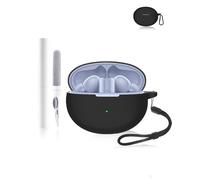 Silicone Protective Case for Huawei FreeBuds 5i Earbuds - Durable and Eco-Friendly Bluetooth Earphone Cover with Precise Holes and Charging Compatibility - Shock-proof, Comfortable Touch - Black