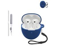 Silicone Protective Case for HUAWEI FreeBuds 6 Earbuds - Durable and Eco-Friendly Bluetooth Earphone Cover with Precise Holes and Charging Compatibility - Shock-proof, Comfortable Touch,Blue